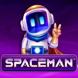 Spaceman slot logo by Pragmatic Play at Duffspin Casino
