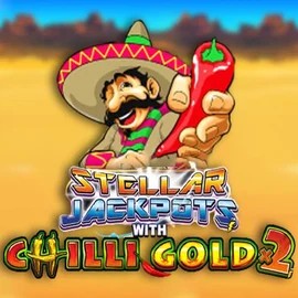 Stellar Jackpots with Chilli Gold x2 online game logo by Lightning Box Game on dufspin.co.uk